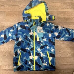 NWT Kids KULUOXING ~ DOUBLE WEAR‎ ~ COLORFUL HOODED WINT SKI JACKET ~ SIZE 14